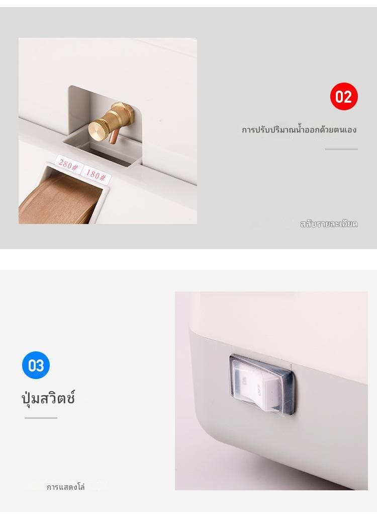 [พรีออเดอร์] รอสินค้า 15-30 วันเครื่องเจียรและลบมุมเลนส์แว่นตาด้วยมือ, เครื่องขัดและตัดแต่งเลนส์, เครื่องเจียรร่อง V แบบแมนนวล 35WV เครื่องเจียรมือใหม่กำลังสูง - ภาพที่ 4