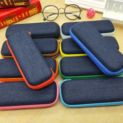 [แพ็ค] กล่องซิบยีนส์ กล่องใส่แว่นสายตา ราคากล่องละ 15 บาท [1 แพ็ค 10 กล่อง] - ภาพที่ 5