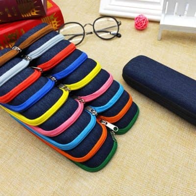 [แพ็ค] กล่องซิบยีนส์ กล่องใส่แว่นสายตา ราคากล่องละ 15 บาท [1 แพ็ค 10 กล่อง] - ภาพที่ 4