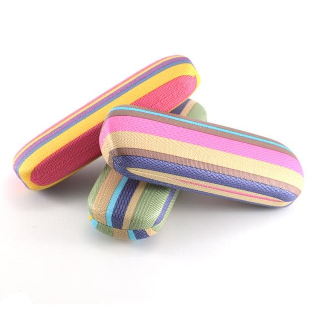 [แพ็ค] กล่องสวีเดน กล่องใส่แว่นตา แถบสียาว คละสี ราคากล่องละ 17 บาท [1 แพ็ค 10 กล่อง] - ภาพที่ 4