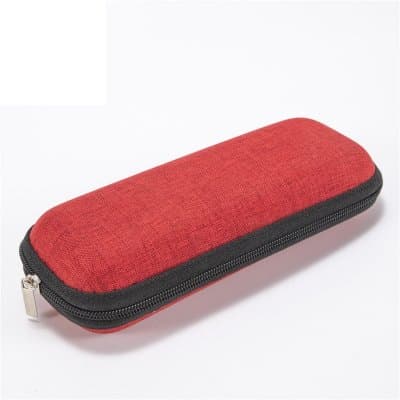 [แพ็ค] กล่องซิบผ้าลินิน แพ็คละ 10 กล่อง - ภาพที่ 3