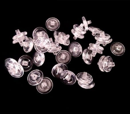 แป้นจมูกซิลิโคนทรงกลม S-004 ขายเป็นแพ็ค แพ็คละ 10คู่ - ภาพที่ 3