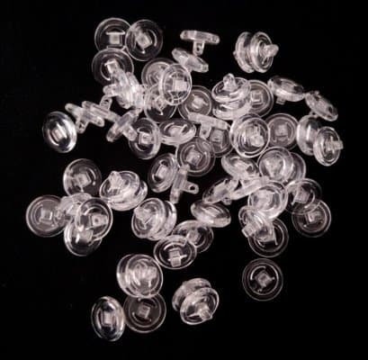 แป้นจมูกซิลิโคนทรงกลม S-004 ขายเป็นแพ็ค แพ็คละ 10คู่ - ภาพที่ 4