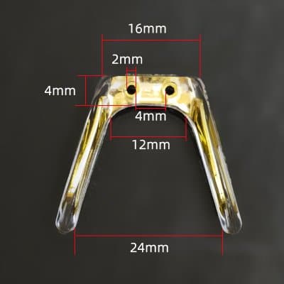 ซิลิโคนโลหะหลังอาน ทรง U (ข้อมูลขนาด อยู่ที่คำอธิบายข้างบน) - ภาพที่ 4