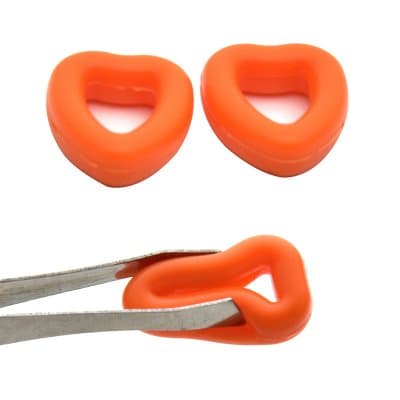 [1คู่ แถม 1คู่]  กันลื่นแว่นตา ทรงหัวใจกลวง (หัวใจโดนัท) - ภาพที่ 8