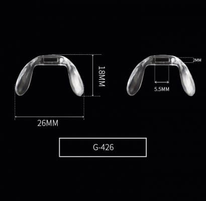 แป้นจมูกรุ่นพิเศษ แบบเสียบ G-426 ขายเป็นชิ้น - ภาพที่ 2