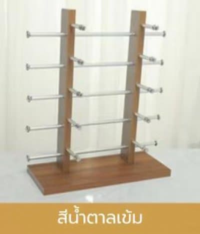 [พรีออเดอร์] ชั้นวางแว่นตา ไม้ สองแถว หนึ่งชั้นวางใส่แว่นได้ชิ้นละ 10 ตัว ขึ้นต่ำสั่ง 5 ชัิ้น - ภาพที่ 4