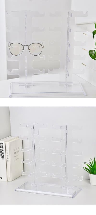 [พรีออเดอร์]  ชั้นวางแว่นตา ชั้นวางเล็ก ชั้นวางแว่นตาแบบเคาน์เตอร์ มี 2 แบบ (สั่งขั้นต่ำ 5 ชิ้น) - ภาพที่ 3