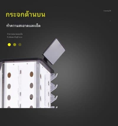 [พรีออเดอร์] ชั้นวางแว่นตากันแดด เคลื่อนได้ หมุนได้ ใส่ได้ 90 ตัว มัดจำได้ 50% - ภาพที่ 6