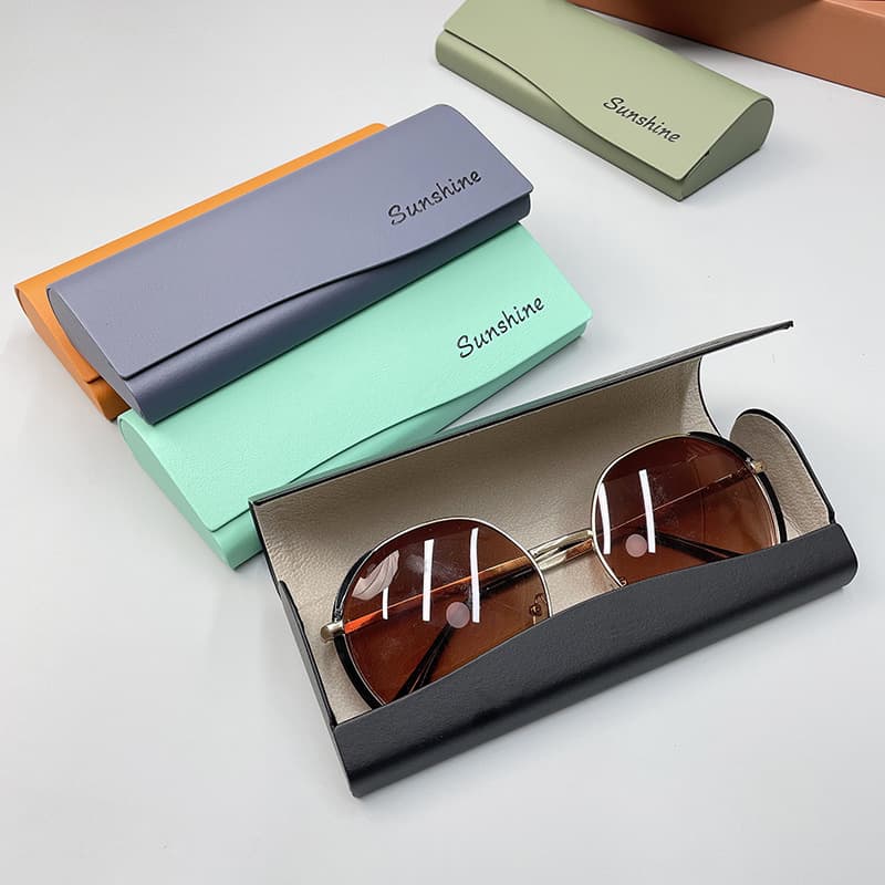 **มีสต๊อกพร้อมส่ง **คละสี ขายแพ็คละ 10 กล่อง กล่องใส่แว่นตา กล่องใส่แว่นสายตา ดีไซน์ทันสมัย ​​ทนทานต่อแรงกด พกพาสะดวก - ภาพที่ 3