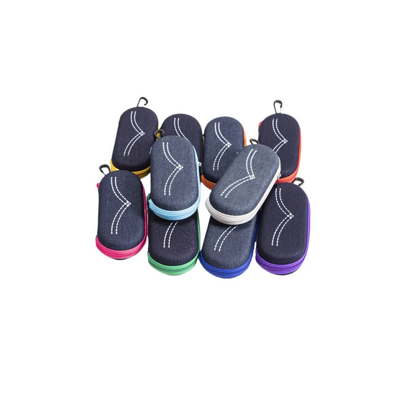 **มีสต๊อกพร้อมส่ง **คละสี ขายแพ็คละ 10 กล่อง กล่องใส่แว่นตาแบบใหม่ปี 2024 พร้อมแถบตีนตุ๊กแก กล่องใส่แว่นตาแบบพกพาพร้อมซิป บรรจุภัณฑ์ภายนอกสำหรับแว่นตา ตะขอสำหรับกล่องแว่นตา - ภาพที่ 2