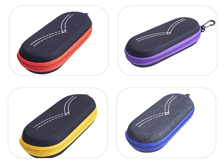 **มีสต๊อกพร้อมส่ง **คละสี ขายแพ็คละ 10 กล่อง กล่องใส่แว่นตาแบบใหม่ปี 2024 พร้อมแถบตีนตุ๊กแก กล่องใส่แว่นตาแบบพกพาพร้อมซิป บรรจุภัณฑ์ภายนอกสำหรับแว่นตา ตะขอสำหรับกล่องแว่นตา - ภาพที่ 3