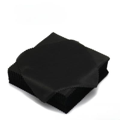 **มีสต๊อกพร้อมส่ง **CCC สีดำ ผ้าเช็ดแว่นตาเกรด C  ขนาด 10X10 CM - ภาพที่ 2