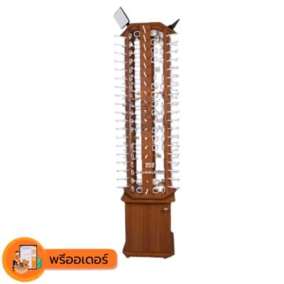 [พรีออเดอร์] ตู้ชั้นวางแว่น หมุน เลื่อน ใส่ได้ 114 ตัว มัดจำได้ 50%