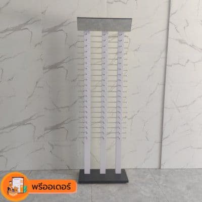 [พรีออเดอร์] ชั้นวางแว่นตาโมเดิร์น 3 แถว วางแว่นได้ 60 ตัว